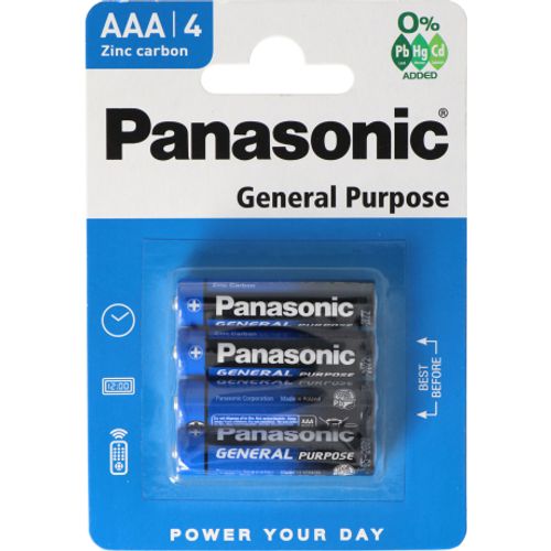 Pile Panasonic - AAA/4 Zinc carbon